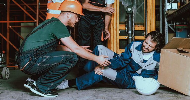 Man injured at work